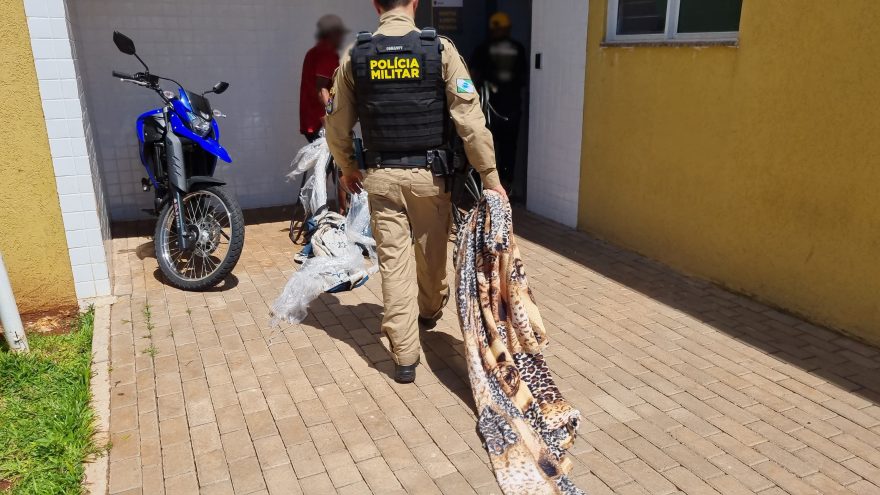 Dupla é detida pela Polícia Militar após realizar furto de fios