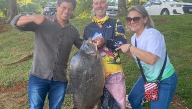 Imagem referente a Idosos celebram 40 anos do Lago Municipal de Cascavel com tarde de pescaria