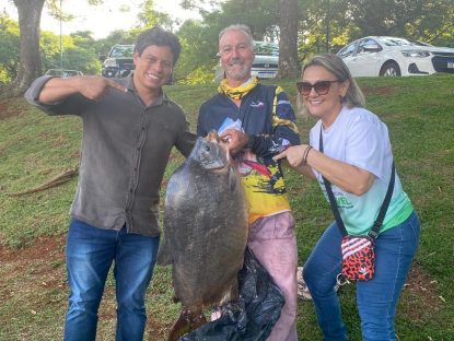 Imagem referente a Idosos celebram 40 anos do Lago Municipal de Cascavel com tarde de pescaria