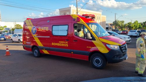 Imagem referente a Jovem de 19 anos fica ferida após acidente na Rua Cuiabá