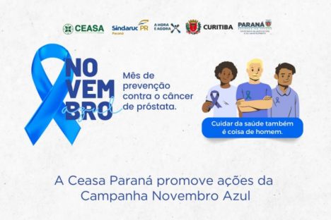 Imagem referente a Saúde do homem: Ceasa Curitiba recebe ações da campanha Novembro Azul