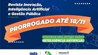 Submissão de artigos para revista de Inovação, IA e Gestão Pública é prorrogada até dia 18