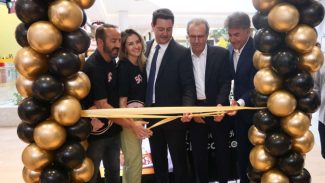 Governador destaca geração de empregos na inauguração de shopping em Cascavel