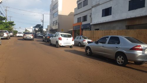 Imagem referente a Engavetamento é registrado na Rua Vitória em Cascavel