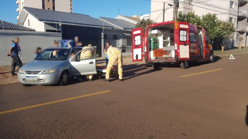 Imagem referente a Mulher fica ferida em acidente na Rua Pernambuco