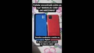 Imagem referente a Foi achado celular da marca Samsung no bairro Brasmadeira