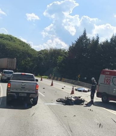 Imagem referente a Motociclista perde a vida em acidente na BR-277 próximo à Ponte do Cavernoso