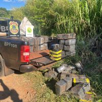 Imagem referente a Operação conjunta apreende 606 kg de maconha e causa prejuízo milionário ao crime