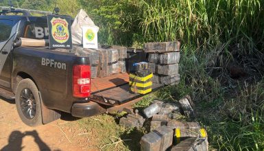 Imagem referente a Operação conjunta apreende 606 kg de maconha e causa prejuízo milionário ao crime