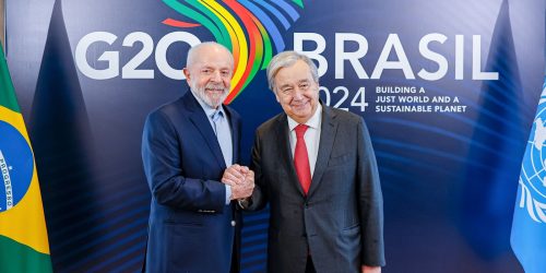 Imagem referente a Lula encontra Guterres e defende continuidade do G20 Social