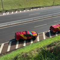 Imagem referente a Vítima cai de viaduto na PRc-467 e é socorrida pelo Corpo de Bombeiros