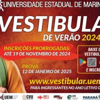 Imagem referente a Inscrições para o vestibular de verão da UEM terminam nesta terça-feira