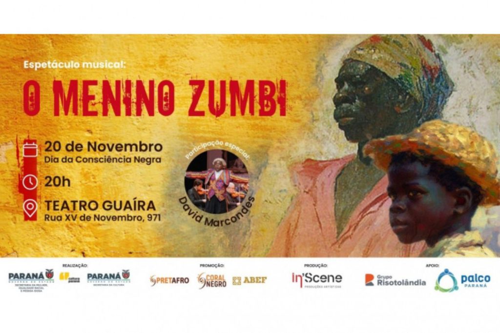 Guaíra recebe “O Menino Zumbi” em comemoração ao Dia Nacional da Consciência Negra