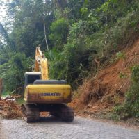 Imagem referente a Estrada da Graciosa tem pare-e-siga nesta terça para recuperar local de queda de árvores