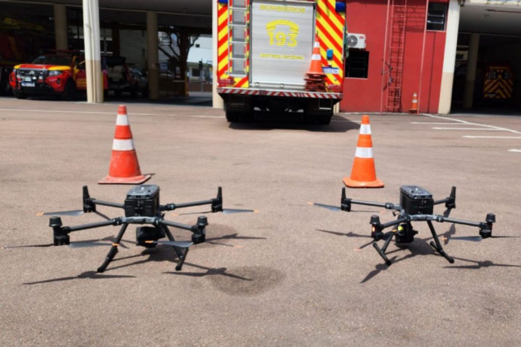 Corpo de Bombeiros terá drones com câmera termal e alto-falante em ação no Litoral