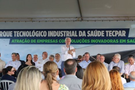 Imagem referente a Evento marca início oficial das obras do Parque Tecnológico do Tecpar em Maringá