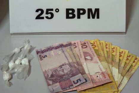 Imagem referente a Jovem é preso por tráfico de drogas em Iporã