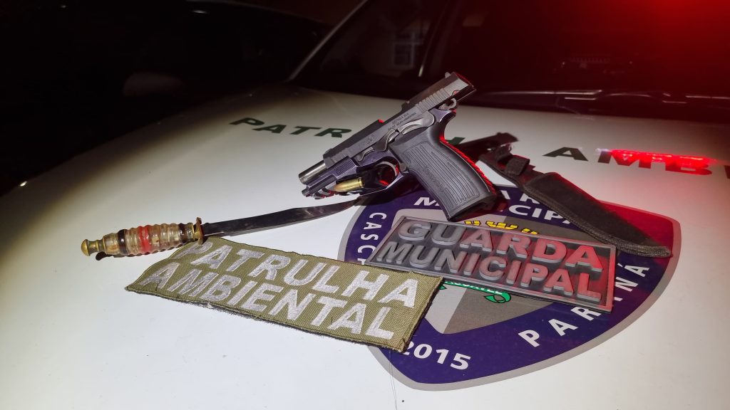 Mulher é agredida pelo marido armado no Santos Dumont; GM apreende pistola e busca agressor fugitivo