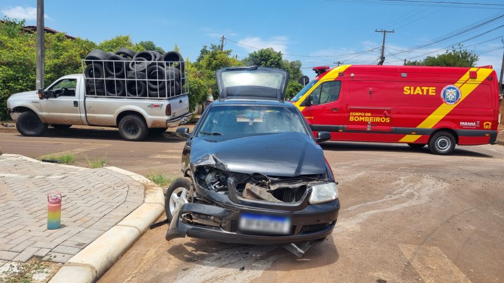 Acidente com vítima mobiliza Siate no bairro Cataratas