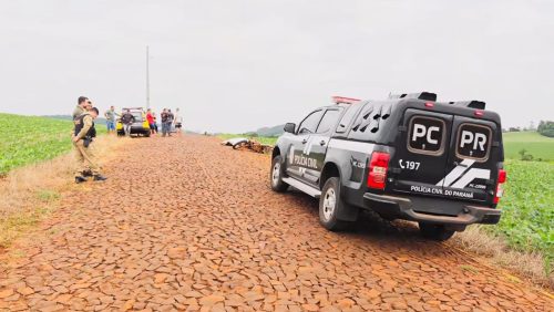 Imagem referente a Motociclista morre em acidente na na Linha São Cristóvão