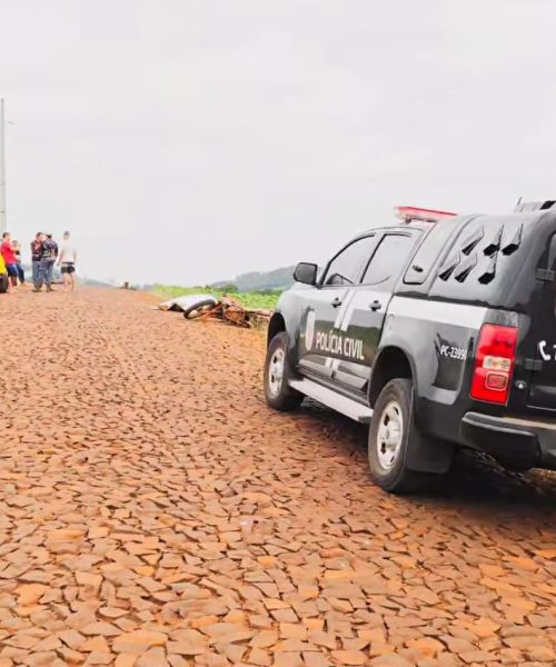 Imagem referente a Motociclista morre em acidente na na Linha São Cristóvão