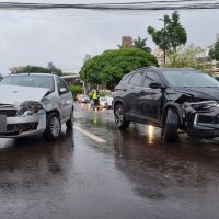 Imagem referente a Acidente causa interdição de ruas no Centro de Cascavel