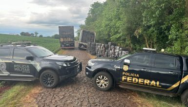 Imagem referente a Policiais federais apreendem 700 caixas de cigarros contrabandeados em Itaipulândia