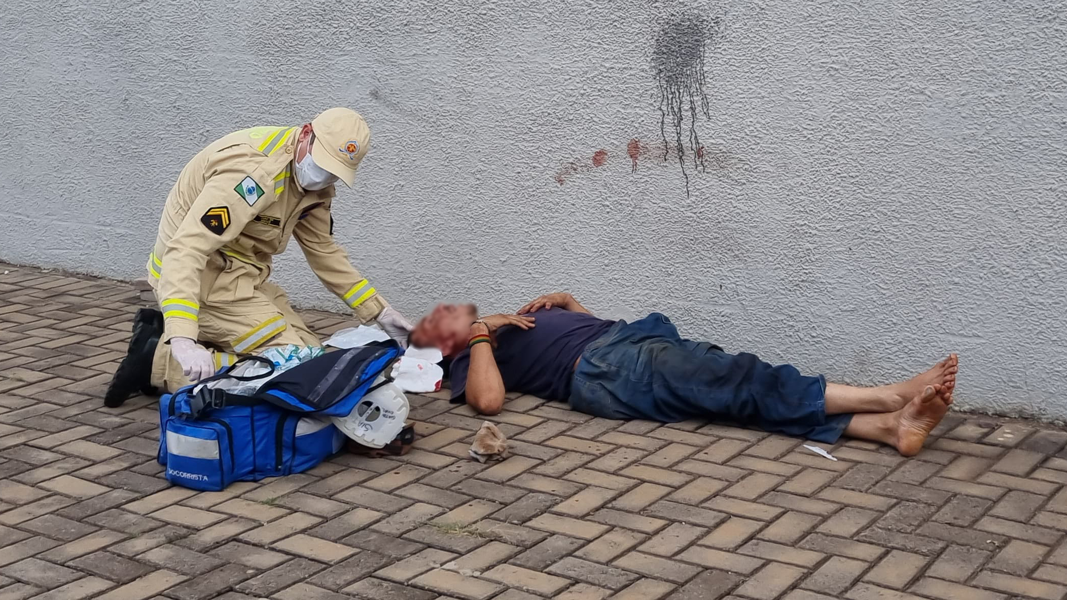 Imagem referente a Suspeito de furto é brutalmente espancado em Cascavel