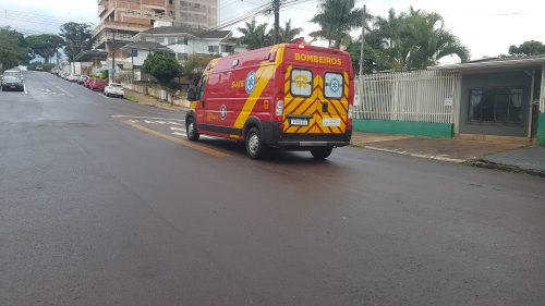 Imagem referente a Motociclista fica ferido em acidente no Centro de Cascavel