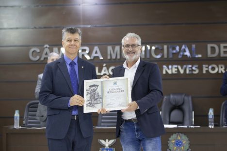 Imagem referente a Renato Dal Ross é homenageado em Cascavel com título de cidadão honorário por atuação no Ministério Público do Trabalho