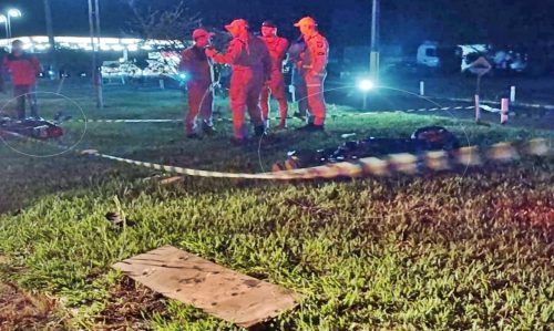 Imagem referente a Acidente fatal na PR-466: jovem de 27 anos não resiste a queda de moto