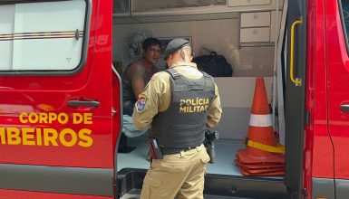 Imagem referente a Vítima de agressão é socorrida pelo Siate na Rua Manaus