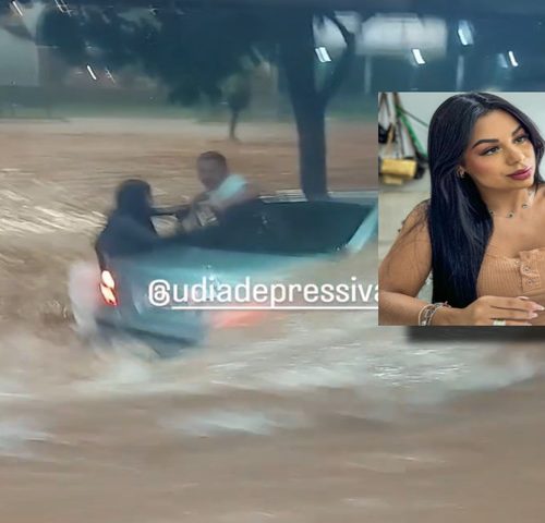 Imagem referente a Chuva arrasta e mata influenciadora em Uberlândia; veja vídeo