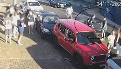 Imagem referente a Vídeo mostra motorista desorientado após acidente no Centro