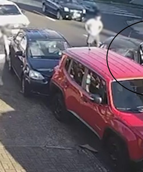 Imagem referente a Vídeo mostra motorista desorientado após acidente no Centro