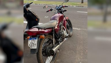 Imagem referente a Moto Honda Titan é furtada no Distrito de São Salvador