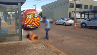 Imagem referente a Colisão entre motos deixa homem ferido no Bairro São Cristóvão