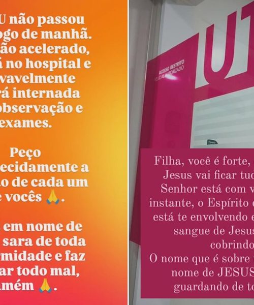 Imagem referente a Garotinha Manu precisa retornar ao hospital após apresentar alteração cardíaca