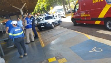 Imagem referente a Briga entre moradores de rua termina em facada na Rodoviária de Toledo