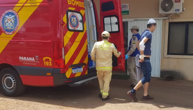 Imagem referente a Motociclista fica ferido em acidente de trânsito na Rodovia PRc-467