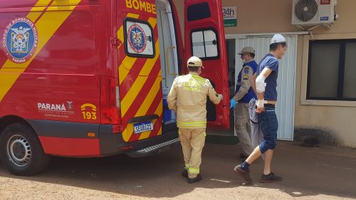 Imagem referente a Motociclista fica ferido em acidente de trânsito na Rodovia PRc-467