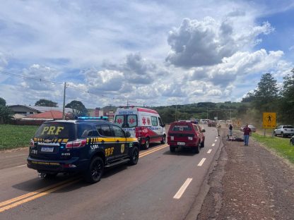 Imagem referente a Motociclista morre em colisão frontal na BR-369