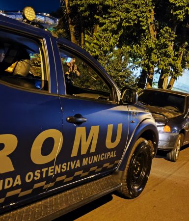 Imagem referente a Carro furtado é recuperado pela ROMU em Cascavel