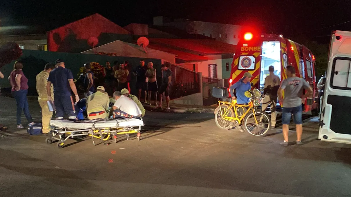 Grave acidente deixa motociclistas feridos em Apucarana