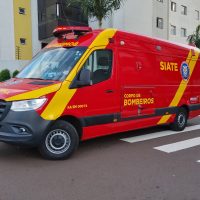 Imagem referente a Motociclista fica ferido em colisão com Ecosport no Centro de Cascavel