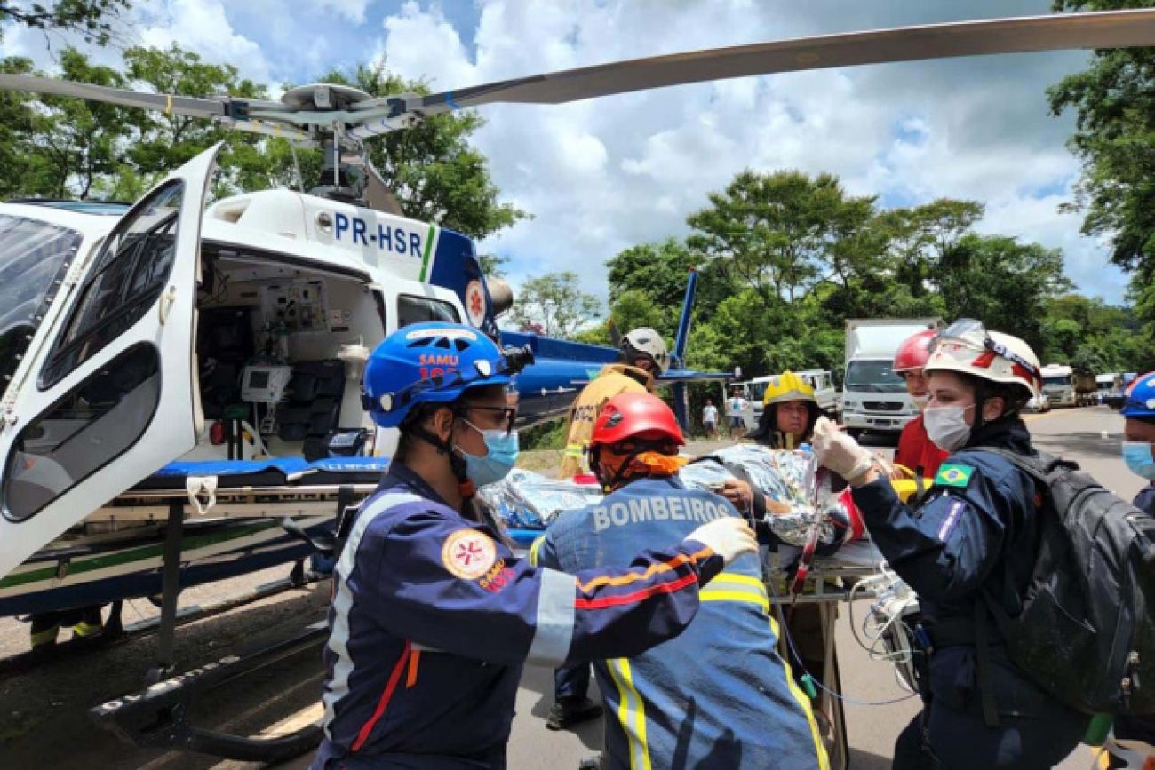 Base Aeromédica de Maringá já realizou mais de cinco mil atendimentos Base Aeromédica de Maringá já realizou mais de cinco mil atendimentos