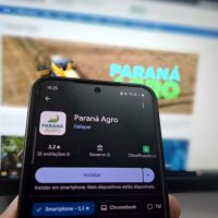 Imagem referente a Com mais de 21 mil downloads, app Paraná Agro centraliza serviços para produtores rurais