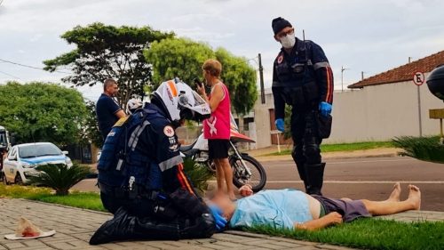 Imagem referente a Idoso sofre queda e bate a cabeça no Alto Alegre