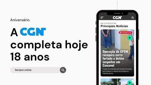 Imagem referente a CGN celebra 18 anos de inovação e revolução na comunicação digital