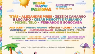 Imagem referente a Titãs, Michel Teló, Sorriso Maroto e muito mais: Verão Maior Paraná terá 33 shows gratuitos